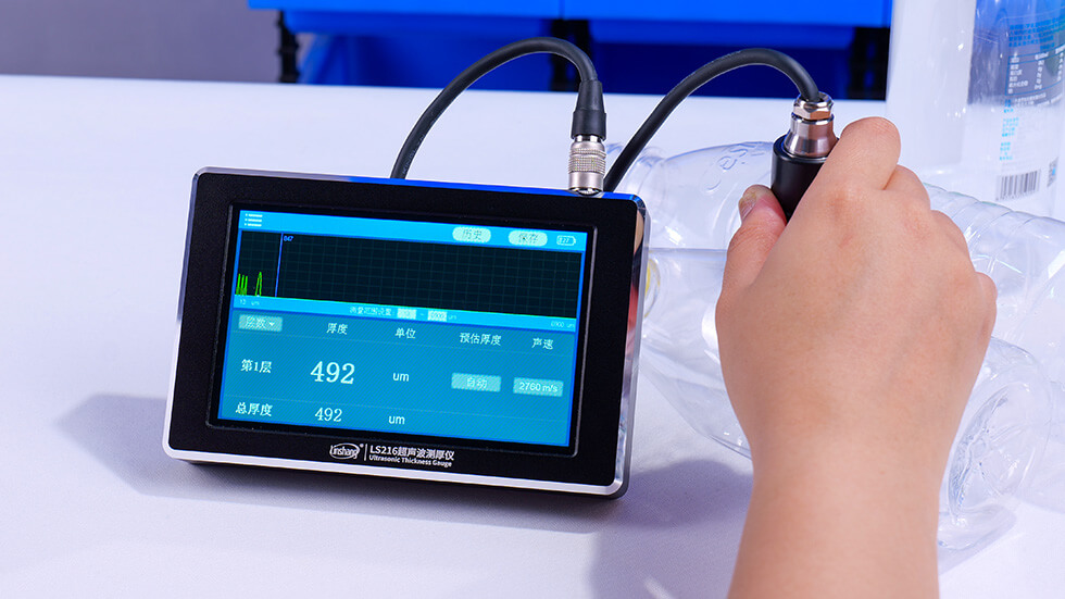 ls216超声波测厚仪测试塑料