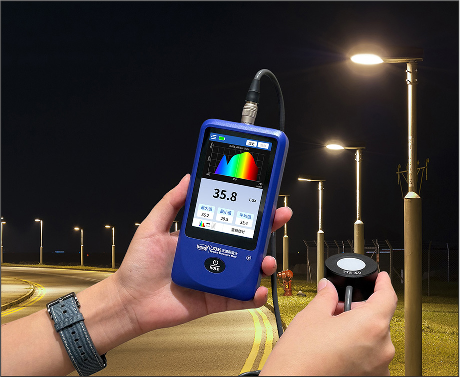 ls335测试道路灯